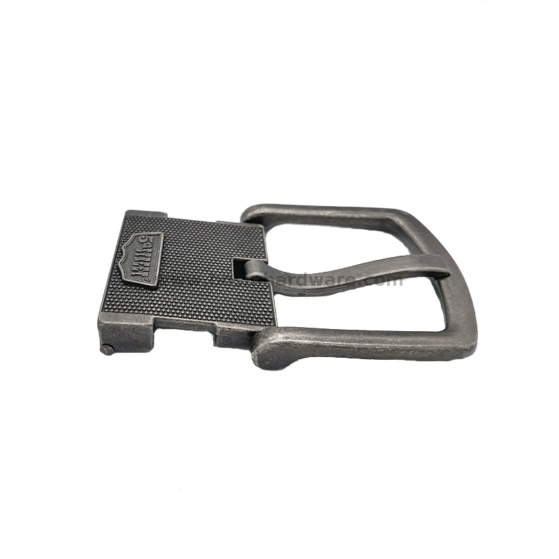 Quick Release Antique Silver Pin Leather Belt Buckle for Men's Buckle Gift