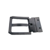 Black Painting Simple Clip Reversible Leather Pin Buckle