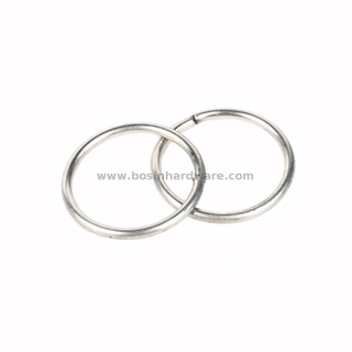 Steel Shiny Nickel Metal Round Ring O Ring