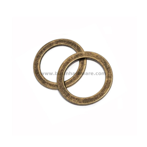 Hot Selling Antique Brass Metal Flat O Ring