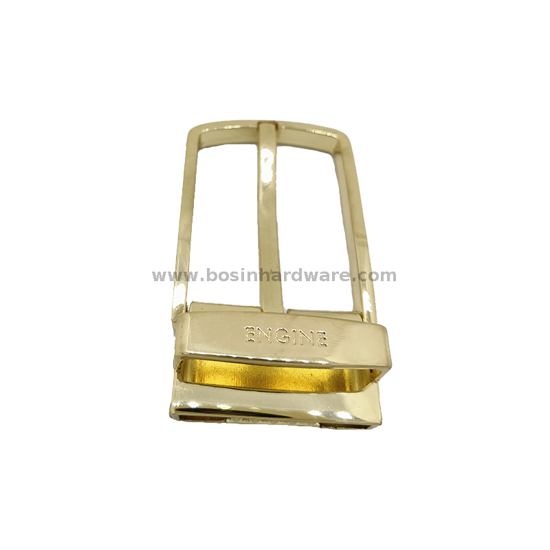 Golden Pin Buckle Belt With Holes Alloy Buckles for Women