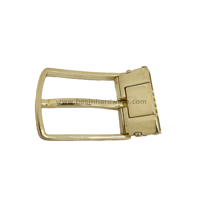 Golden Pin Buckle Belt With Holes Alloy Buckles for Women