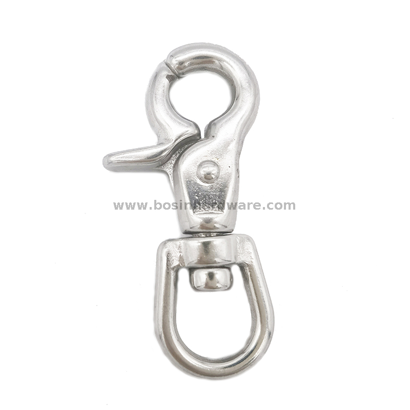  14mm Stainless Steel Lobster Shape Snap Hook 