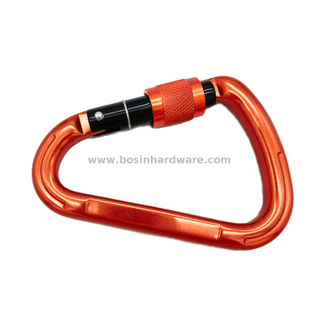 Metal Aluminum Mountaineering Screw Lock Carabiner