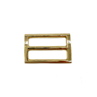 Shiny Gold Metal Purse Strap Adjuster Slider Buckle