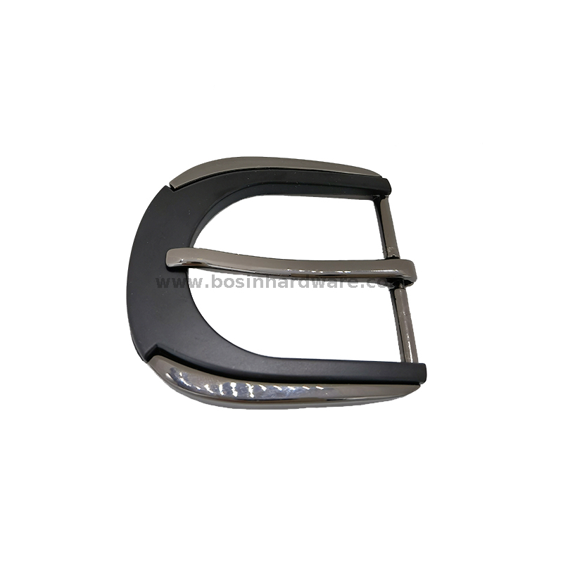 55mm Big Size Dual Color Pin Metal Belt Buckle 