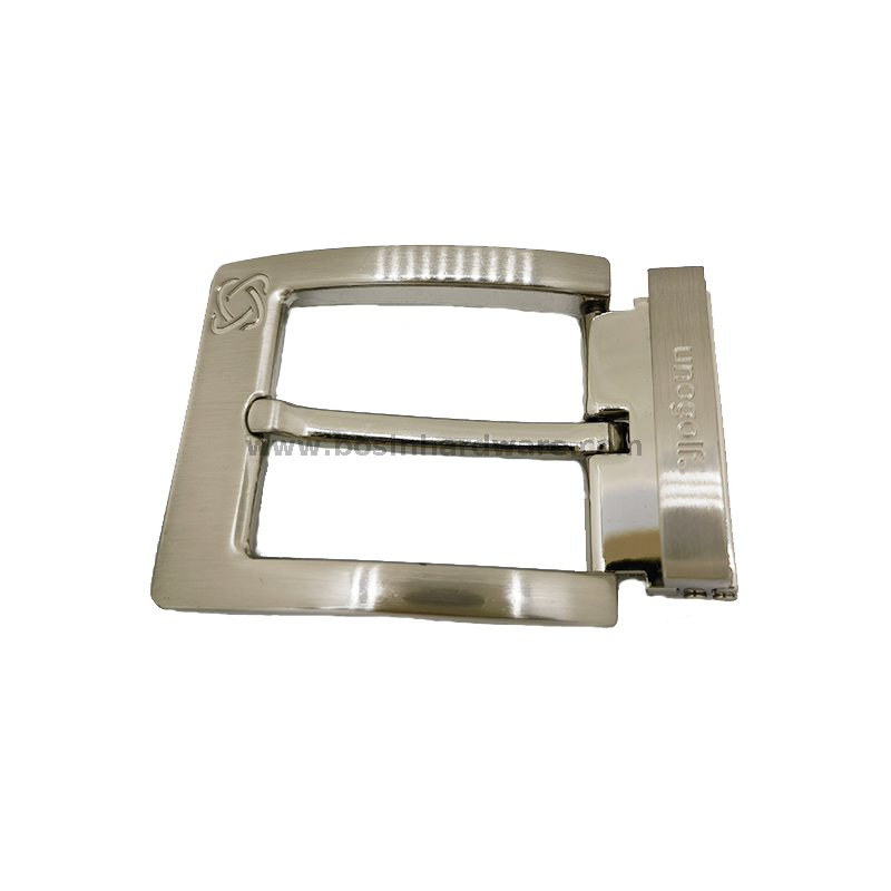 Heavy Duty 40mm Zinc Alloy Pin Buckle Metal Parts with Custom Logo