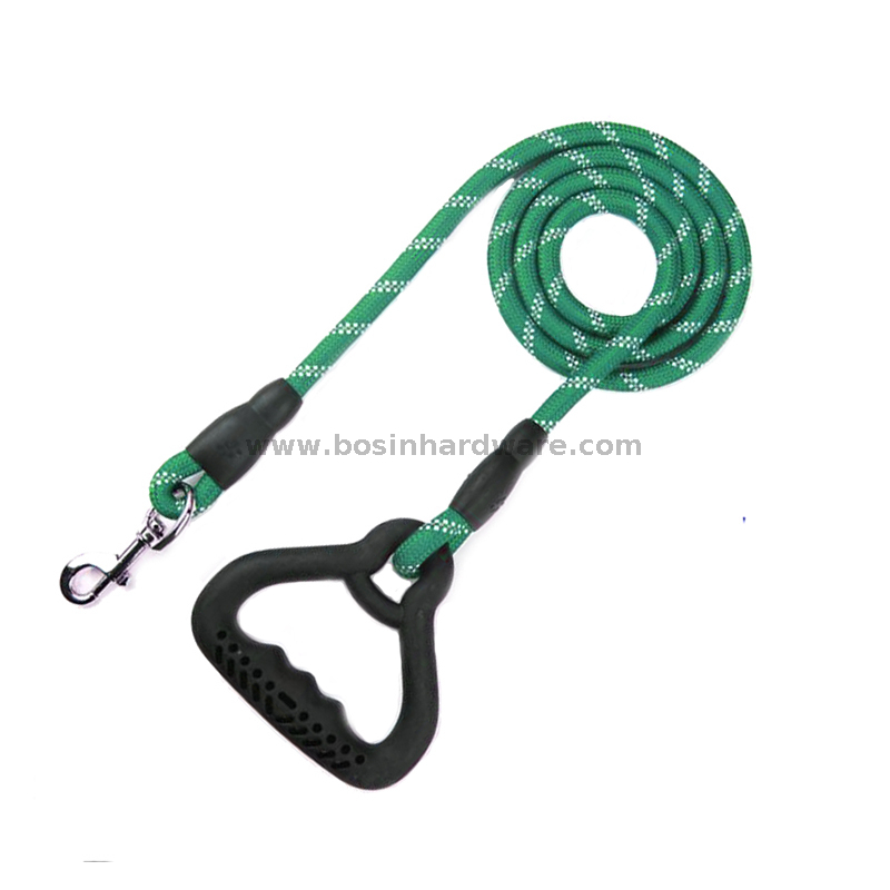 150cm Length Silicone Handle Dog Rope Reflective Dog Leash