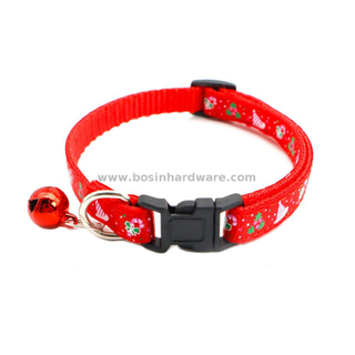 Customized Pattern Dog Decoration Christmas Bell Dog Collar