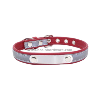 Personalized Logo Reflective Pet Collar for Big Cat 