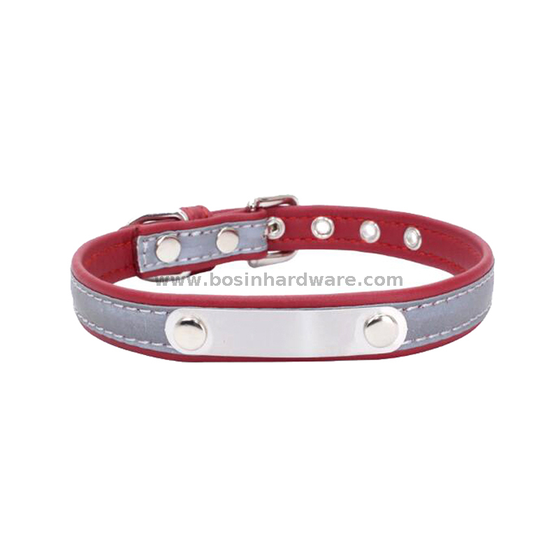 Personalized Logo Reflective Pet Collar for Big Cat 