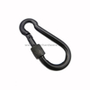  Climbing Black Screw Lock Carabiner Hooks