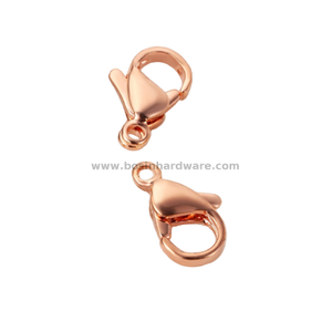304 Stainless Steel Rosegold Lobster Claw Jewelry Clasp without Faded