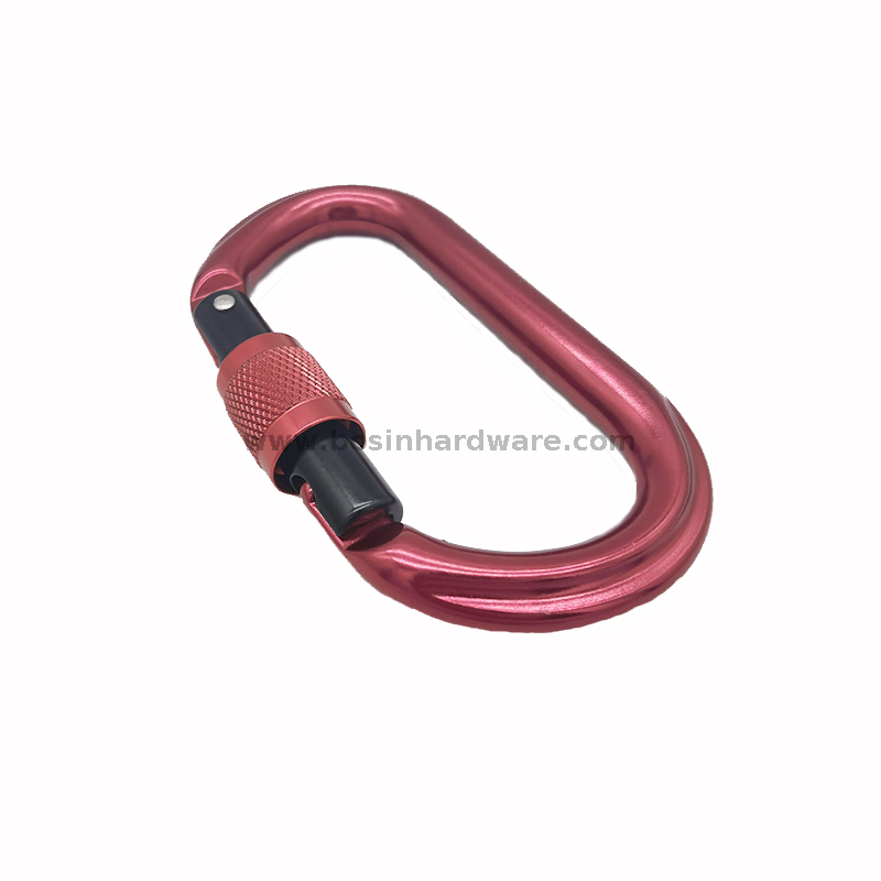Good Load-bearing Rock Climbing Screw Gate Carabiner
