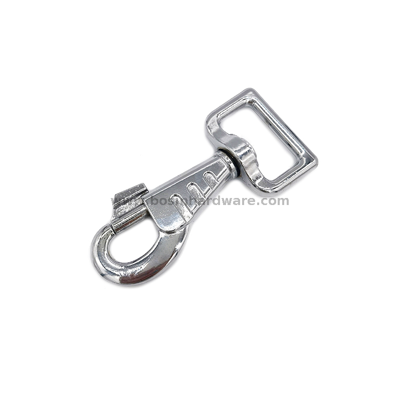 1" Spring Metal Pet Hooks with Swivel Eye 