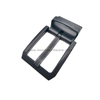 Black Painting Simple Clip Reversible Leather Pin Buckle