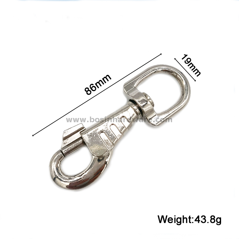3/4" Swivel D-ring Dog Collar Snap Hook