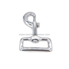 Silver Plated Metal Snap Hook with Big Square Eye