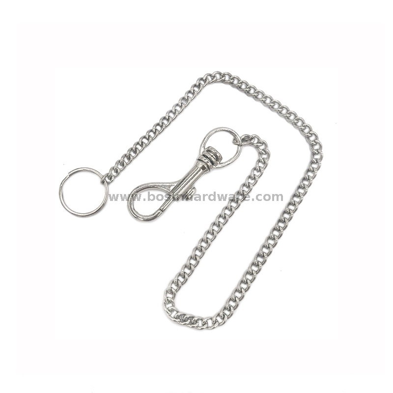 40CM Pocket Chain with Snap Hook And Key Ring