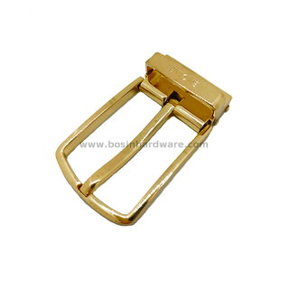 Golden Pin Buckle Belt With Holes Alloy Buckles for Women