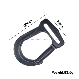 Black Zinc Yoga Accessories Buckle Metal Hook