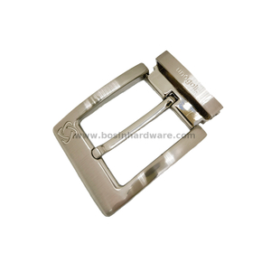 Heavy Duty 40mm Zinc Alloy Pin Buckle Metal Parts with Custom Logo