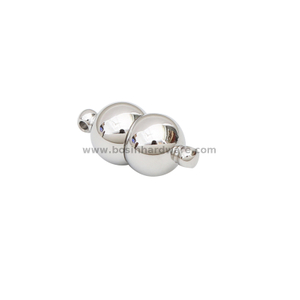 Good Quality Stainless Steel Double Ball Magnetic Clasps with Loops