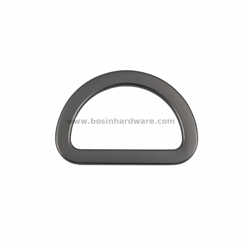Matte Black D-ring Buckle Fat D Rings For Webbing Backpacks Straps