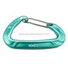 D-shape Easy Open Backpack Hanging Wire Gate Carabiner