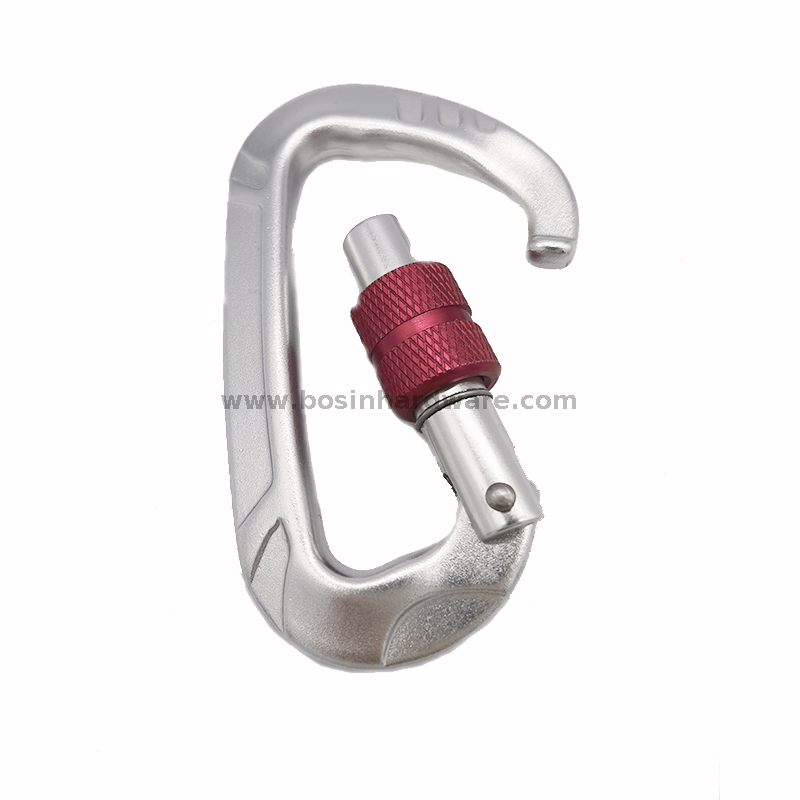 Hot Sale Durable Double Lock Screw Locking Carabiner