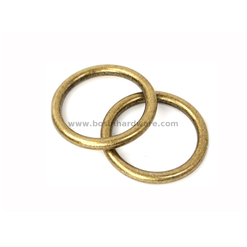 Antique Brass Strong Metal O Rings for Dog Collar