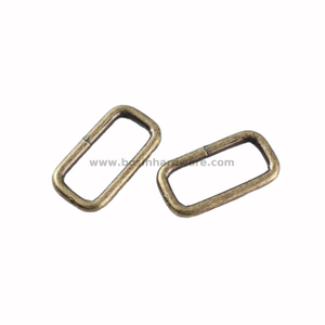 Big Size Antique Brass Metal Rectangle Rings