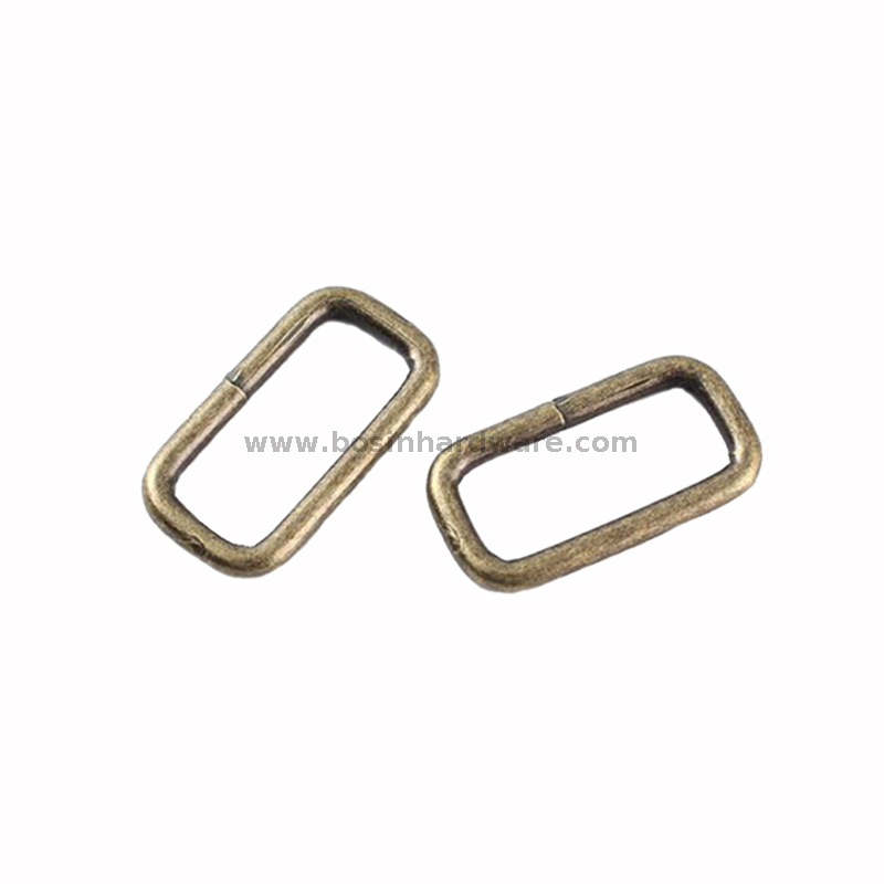 Big Size Antique Brass Metal Rectangle Rings