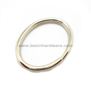Medium Oval Shape Metal O Ring Split Ring