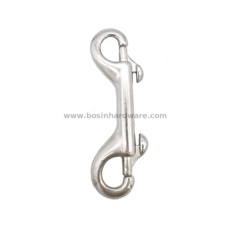 77mm Stainless Steel Double Ended Metal Snap Hook for Diving Accessories