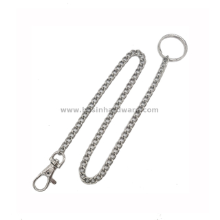 Nickel Plated Lobster Claw Clasp Pocket Chain for Lady's Handbag Strap