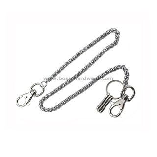  Pocket Keychain String with Both Ends Trigger Snap Hooks