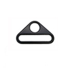 Black Alloy Triangle Strap Connector Buckle for Backpack Belt
