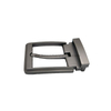  Matte Grey Pin Buckle Business Trouser Strap Leather Belts for Male