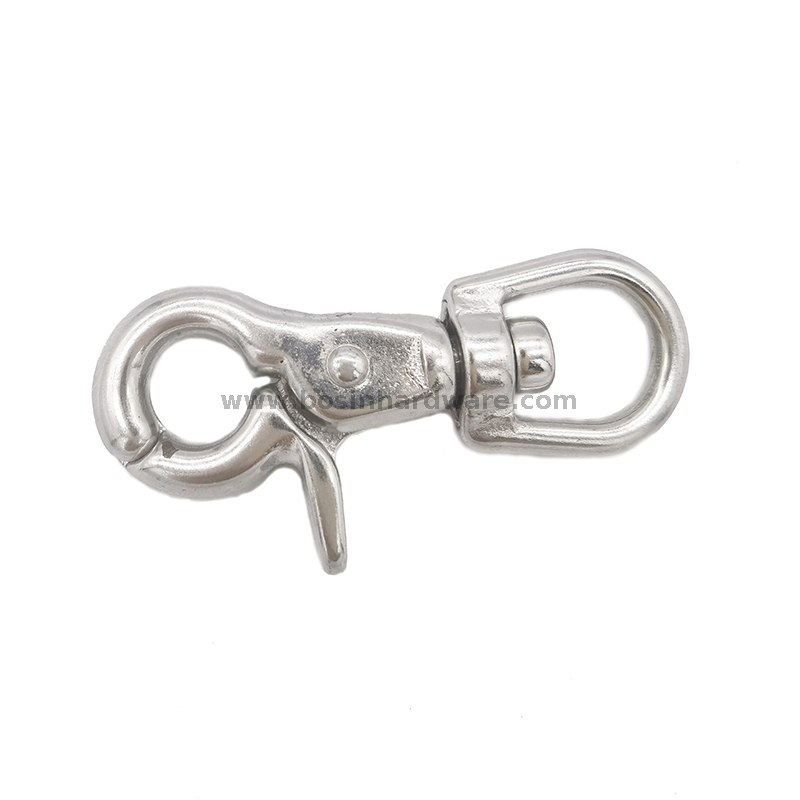  14mm Stainless Steel Lobster Shape Snap Hook 