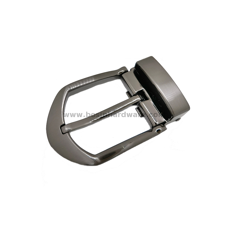Brush Gunmetal Pin Type Zinc Alloy Bulk Prong Belt Buckles 