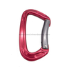 100mm Red Hot Forged Bent Gate Carabiner