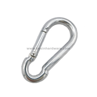 Spring Steel Zinc Plated Carabiner Hook