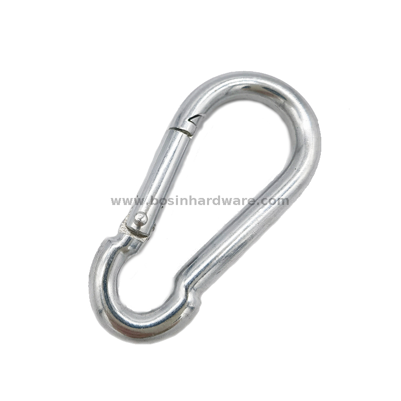Spring Steel Zinc Plated Carabiner Hook