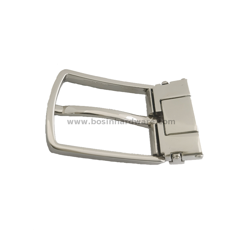 Shiny Nickel Quality Alloy Pin Belt Buckle for Men Belt