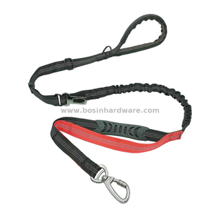 Two Handles Strong Elastic Training Bungee Dog Leash 