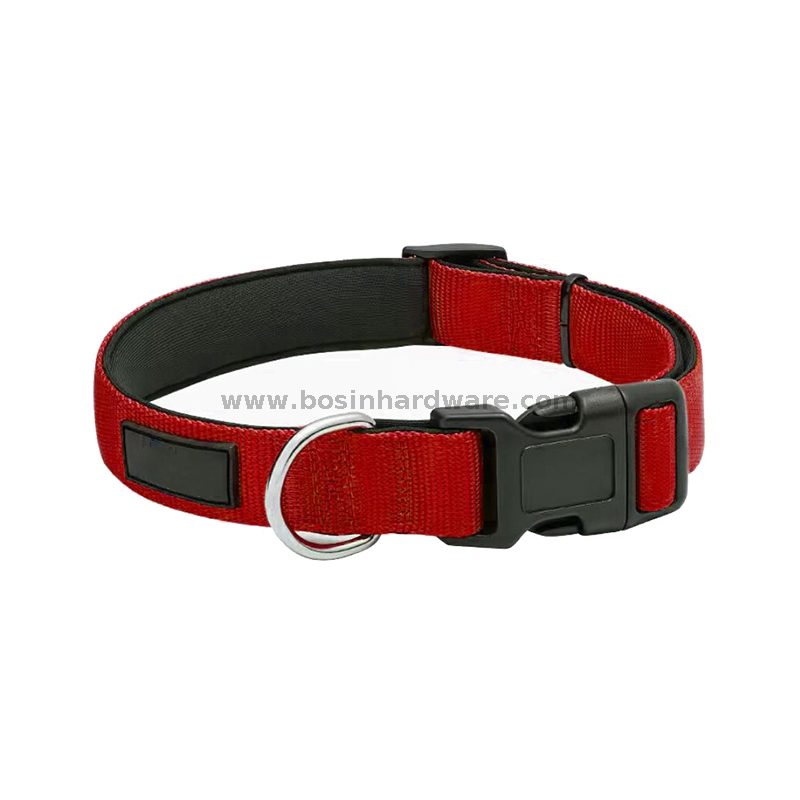Heavy Duty Nylon Dog Collar with Name Plate