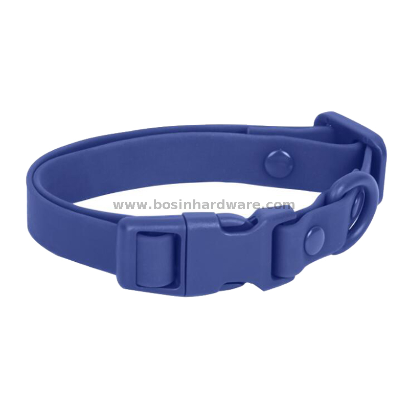 Safety And Fashion PVC Dog Collar with Plastic Buckel
