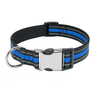 1 Inch Width Reflective Nylon Pet Collar with Engraved Logo Buckle