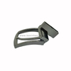 Luxury Polished Gunmetal Metal Reversible Pin Belt Buckle